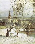 Alexei Savrasov The Rooks Have Returned oil on canvas